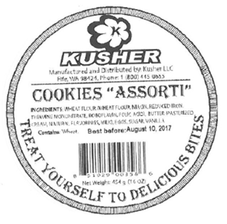 Kusher LLC Issues Allergy Alert on Undeclared Egg and Milk in Cookies